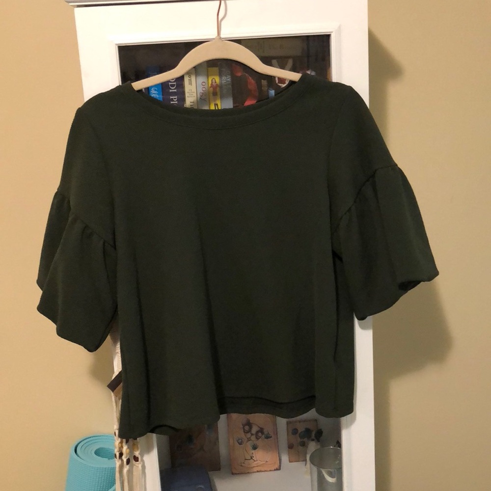 olive green blouse
